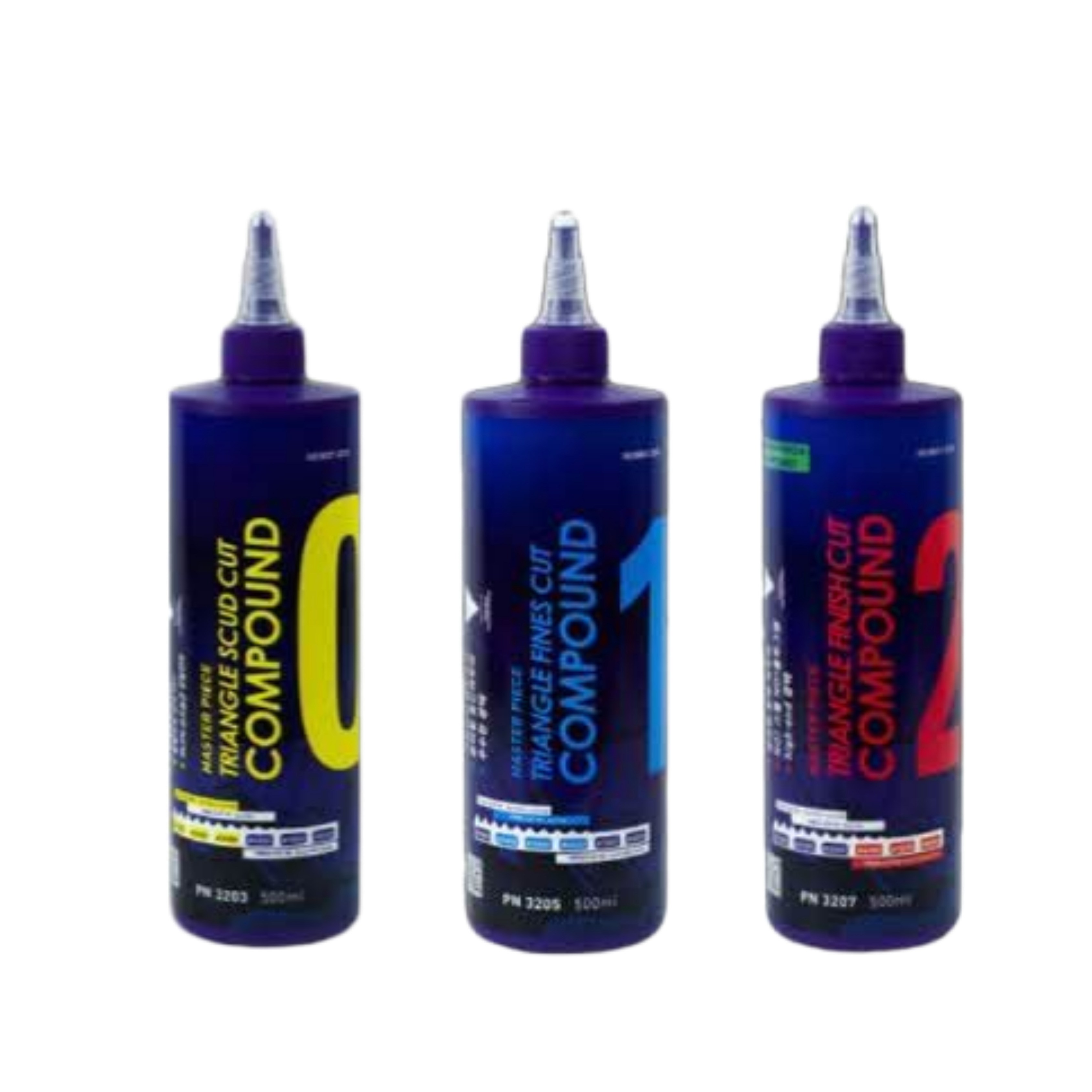 EXQ 트라이앵글 컴파운드 3종  스커드컷 #0 PN3203 + 피네스컷#1 PN3205+피니쉬컷#2 PN3207 66,000원