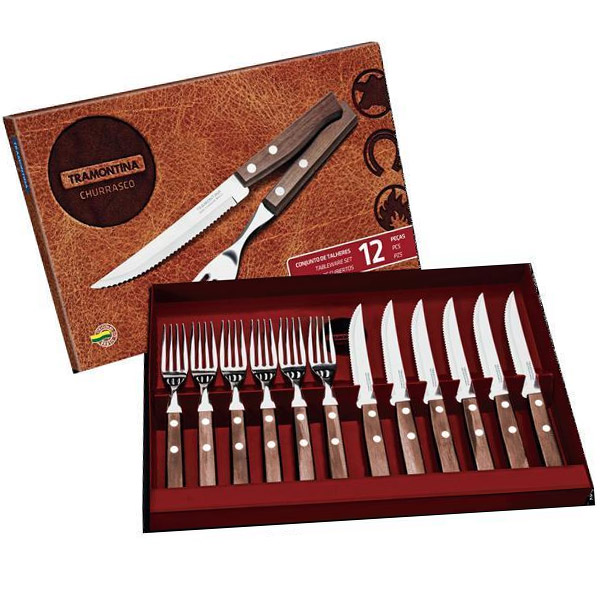 트라몬티나 라 트레디셔날레 나이프 포크 6인 세트, 혼합색상, 포크 6P + 나이프 6P 43,740원