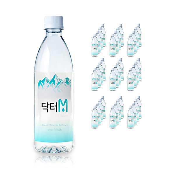 닥터엠 알칼리 미네랄워터, 500ml, 40개 57,600원