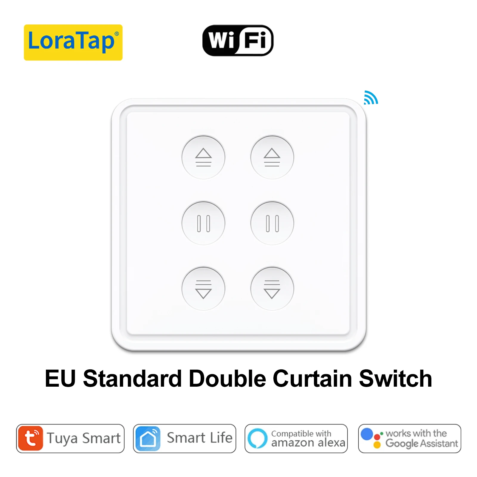 투야 스마트 라이프 와이파이 더블 커튼 블라인드 스위치 롤러 셔터 전기 모터용 구글 홈 알렉사 음성 자동 36,500원