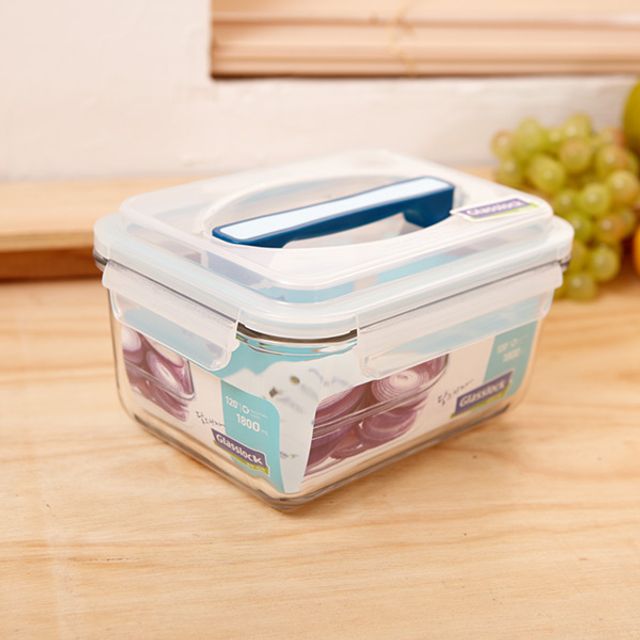 [D1-8807246061176] 삼광 글라스락 핸디1호 1800ml 유리밀폐 김치통 유리반찬통, 1개 20,600원