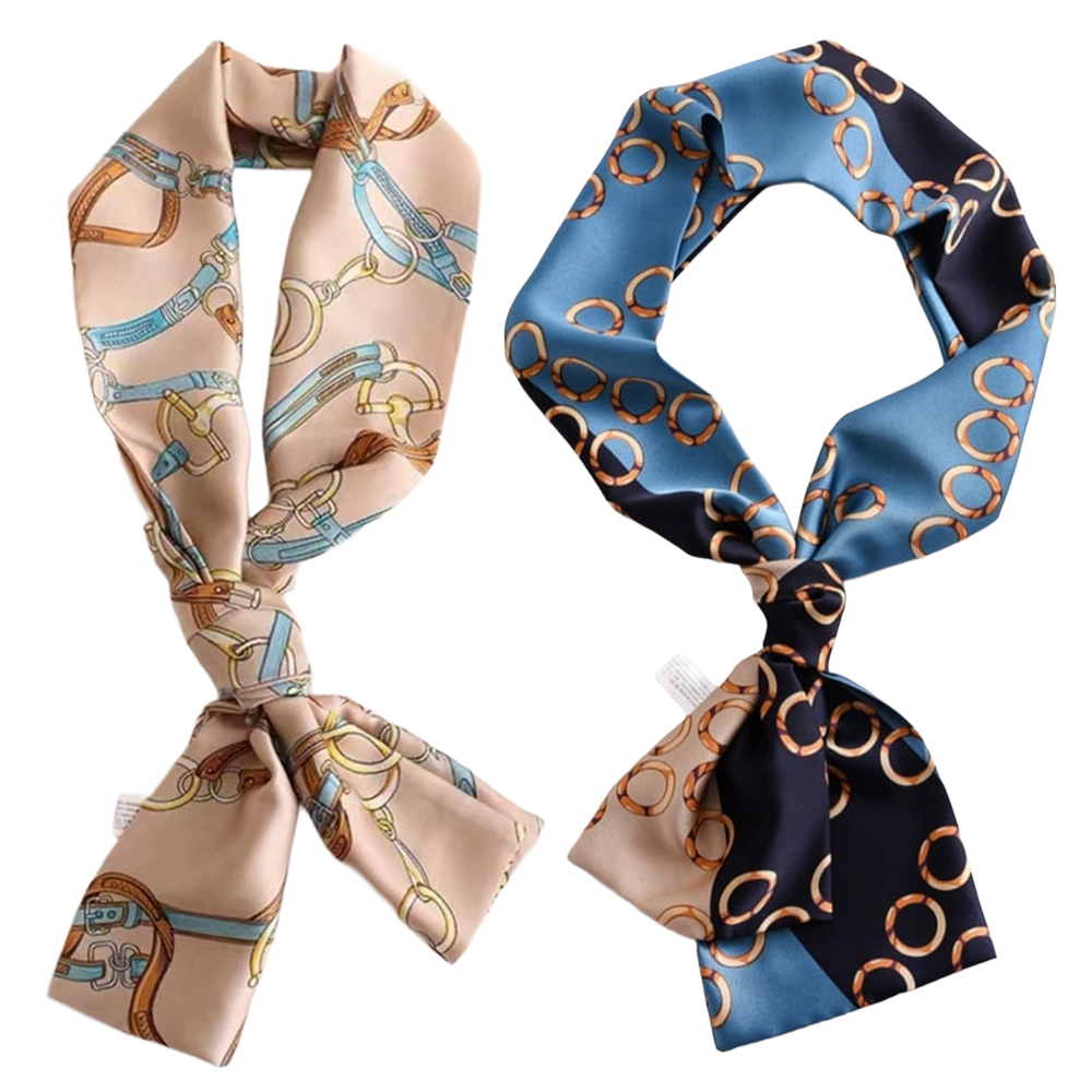 아펙토 여성용 쁘띠 실크촉감 롱 스카프 2종 세트 6,900원