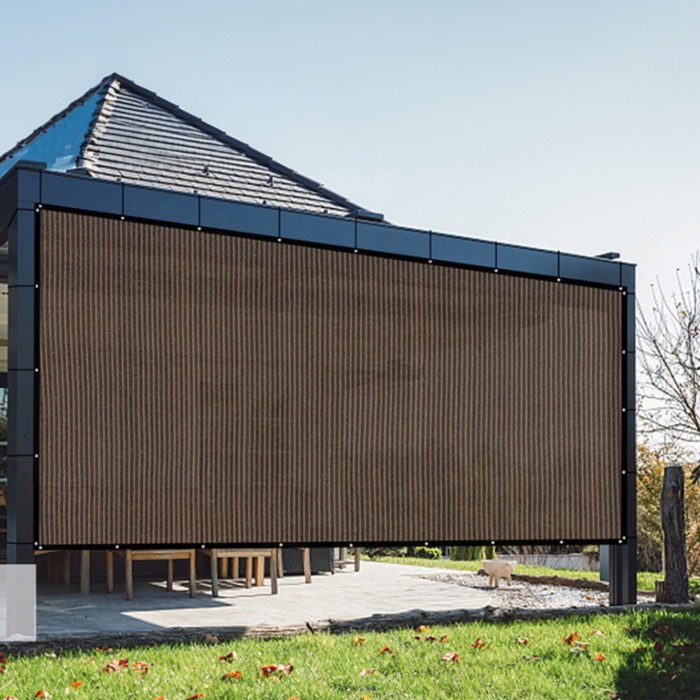 HK.sell 사생활 보호 테라스 가림막 난간 가리개, 1mX8m 투톤브라운 23,800원