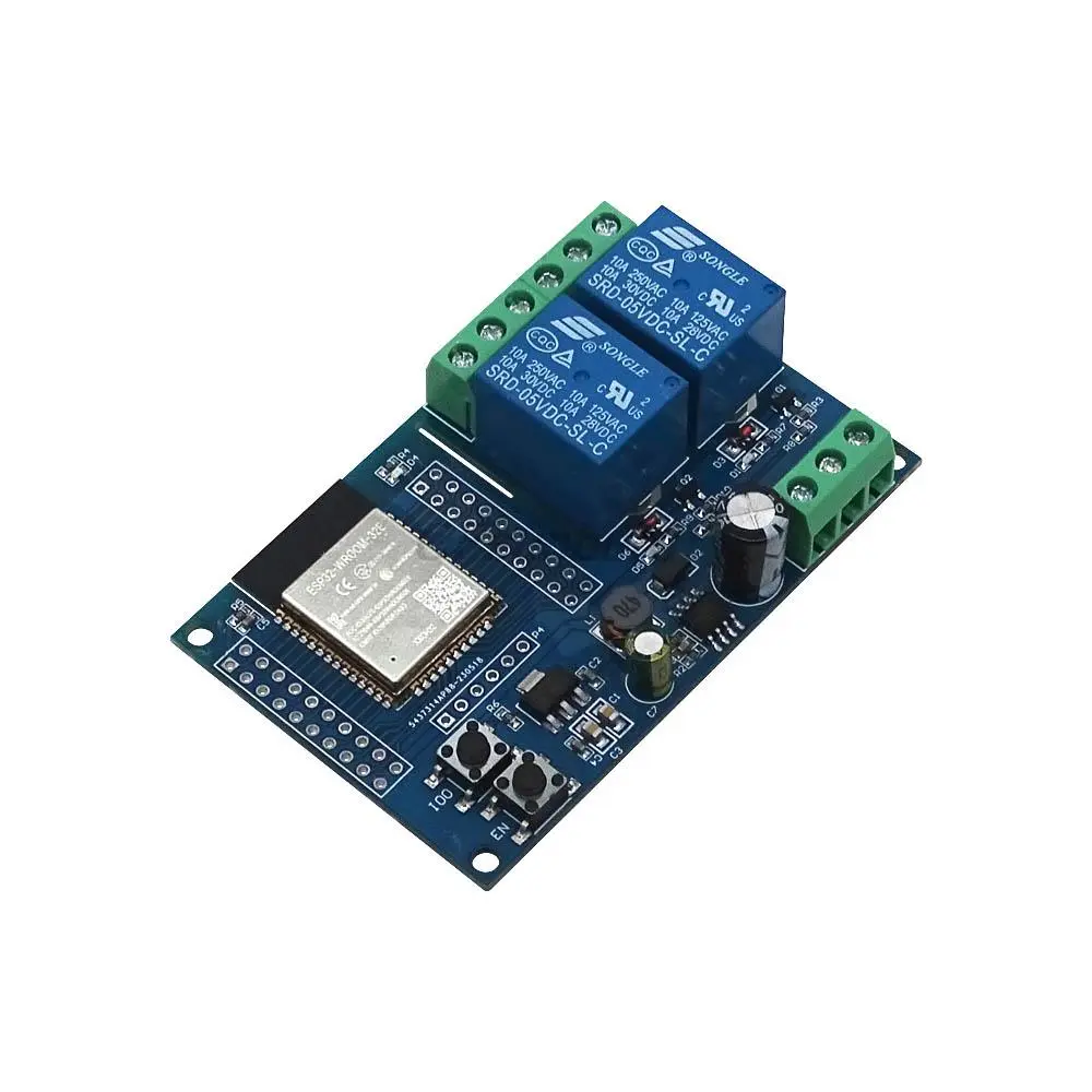 ESP32 홈 IoT 릴레이 모듈 2채널 개발보드 38,000원