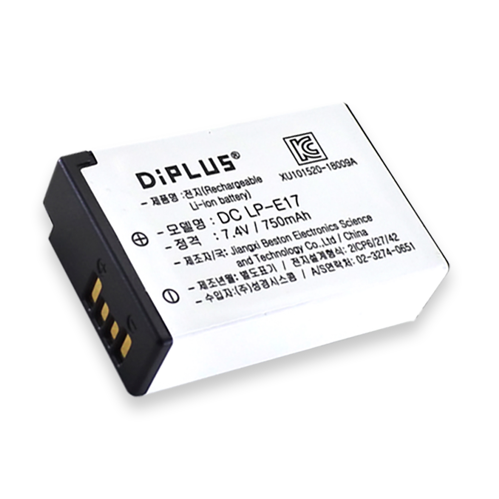 KC인증 캐논 LP-E17 호환 배터리 EOS 750D 760D 800D, 단일상품, 1개 12,000원