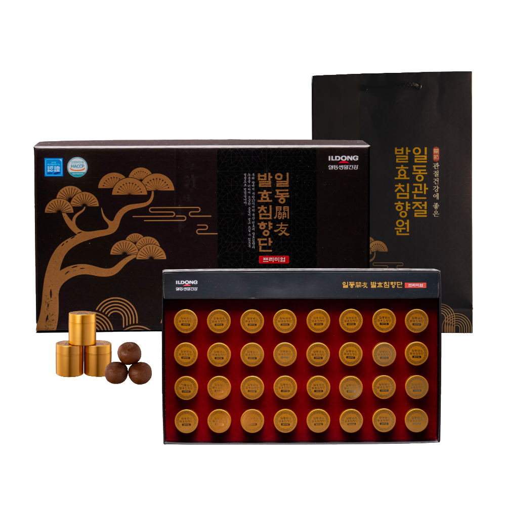 [본사 직영몰] 일동침향 침향단 프리미엄 32환 침향 녹용발효관절 침향환, 32개, 3.75g 181,600원