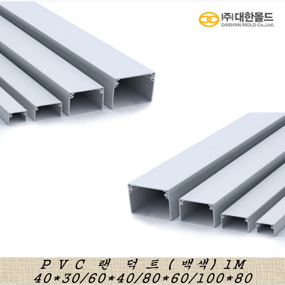 대한몰드 국산몰드 PVC 랜덕트 전선정리 배선정리 쫄대 6,000원