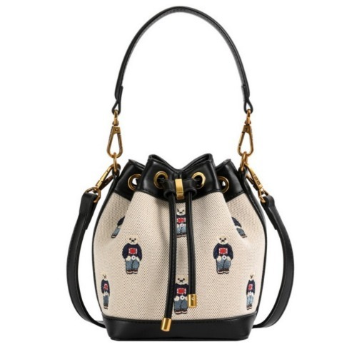 에랑베어 캠브리지 여성 버킷백 곰돌이 복조리 여자 데일리 통근 가방 74,000원