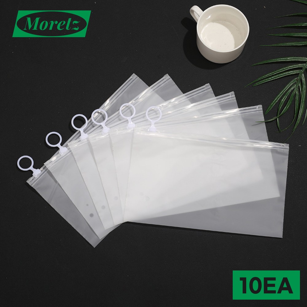 모레츠 슬라이드 고리 반투명 지퍼백, 1세트, 10매 9,050원