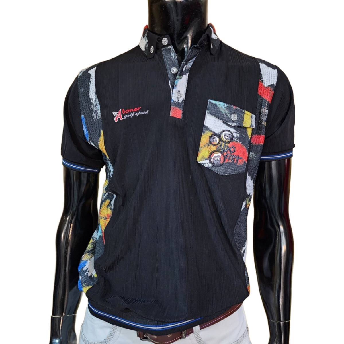 D/S최신캐릭단추주머니티2색타입(시즌한정)/대박상품/건달몰/의류/카라티셔츠/스판/반팔티/중년멋진스타일/스타일리시/남자골프티/맨투맨/골프웨어/기능성/남성패션/아빠선물/건달몰골프웨어 99,800원