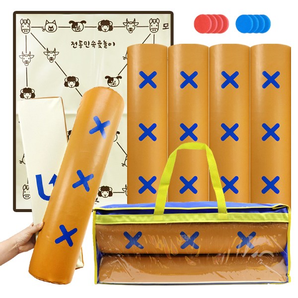 (재미스쿨) 대형 윷놀이세트 민속 전통 놀이 교구, 혼합색상, 1개 39,550원