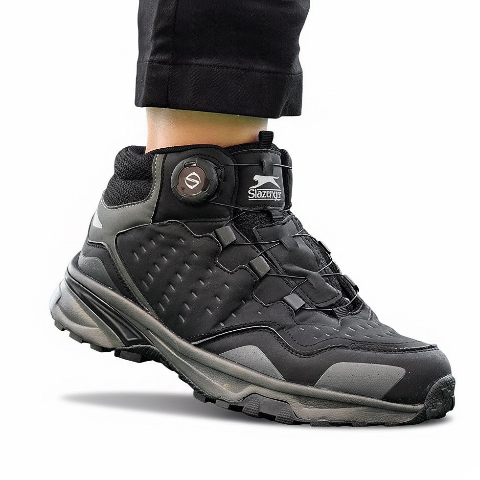 슬레진저 남성 다이얼 트레킹화 하이탑 발편한 발목 워킹화 쿠션 운동화 남자 경량 등산화 41,200원