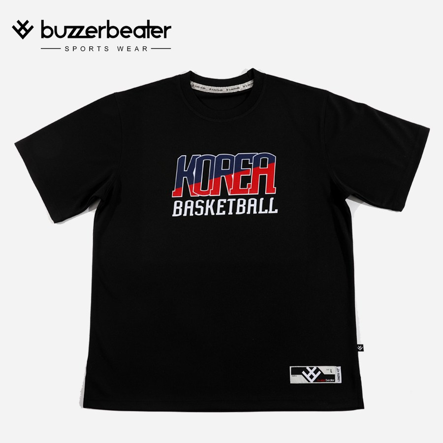 [버저비터] 농구 반팔 블랙 KOREA LOGO 티셔츠 36,000원