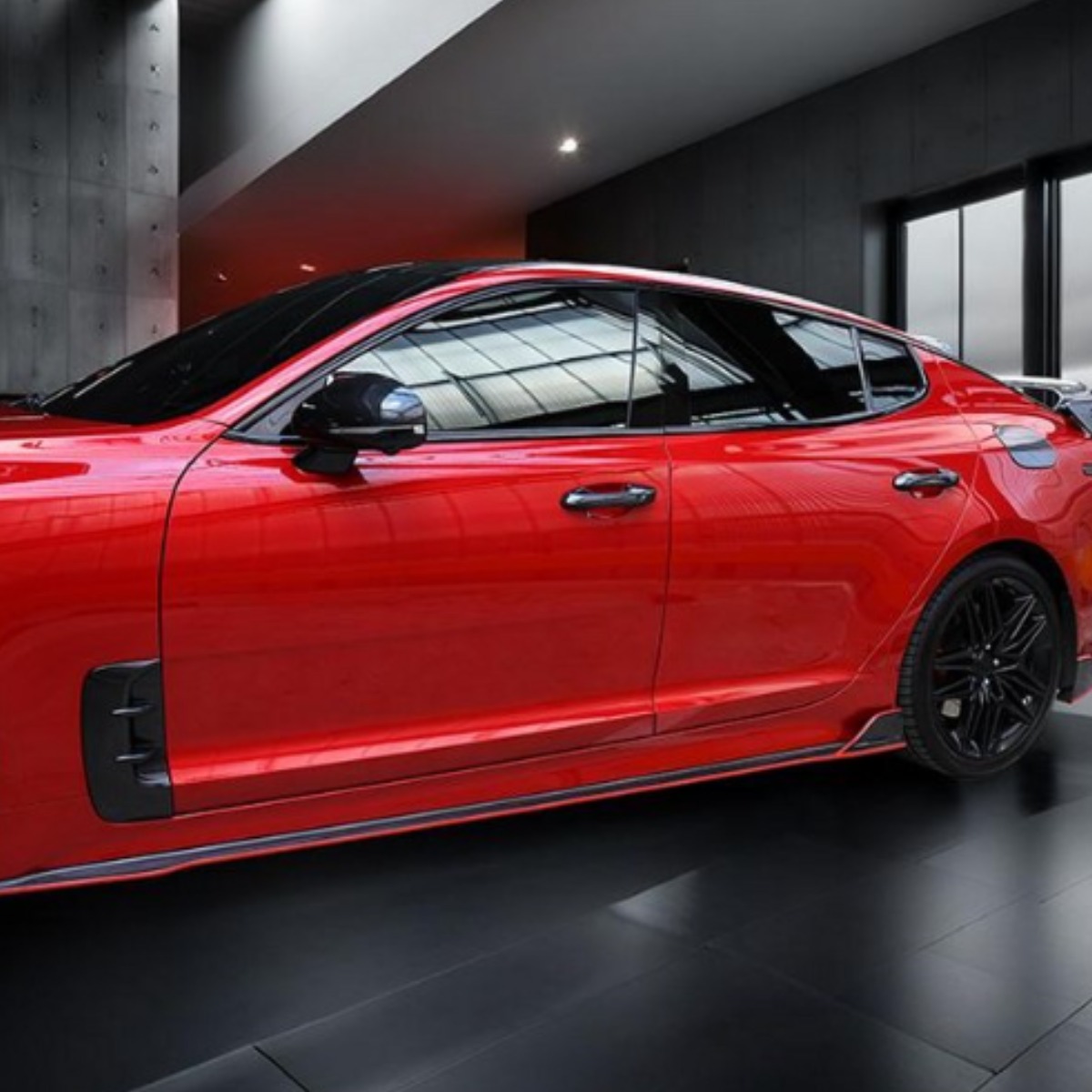 유투카 호환 스팅어 튜닝 윈도우 블랙 몰딩 차량 크롬 죽이기, 윈도우 66,900원