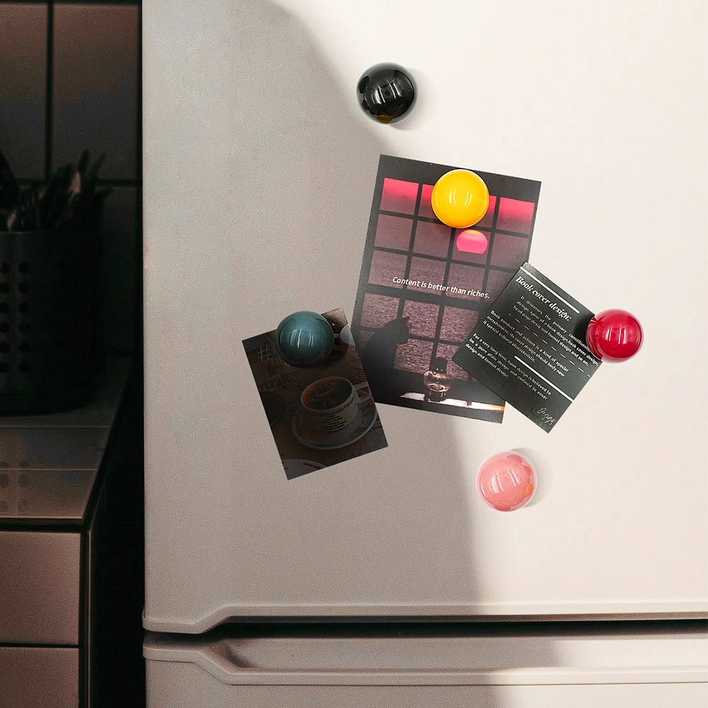 Novaseed 빈티지 세라믹 볼 냉장고 자석 현관문 장식 13,800원