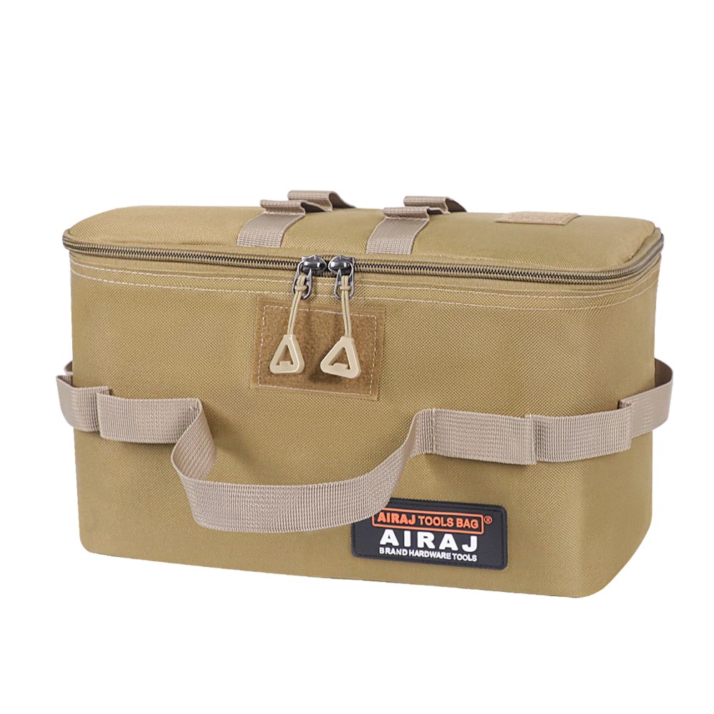 AIRAJ 야외 다기능 캠핑 주방도구 수납백 옥스포드 전술 장비 칸막이형 카키/블랙 아웃도어/캠핑/피크닉용, 카키색 10,990원