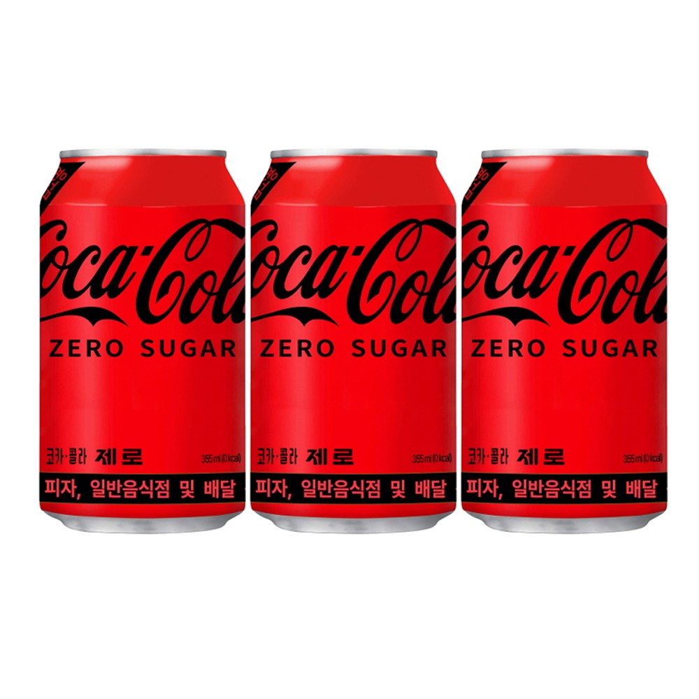 코카콜라 제로 업소용, 24개, 355ml 34,200원