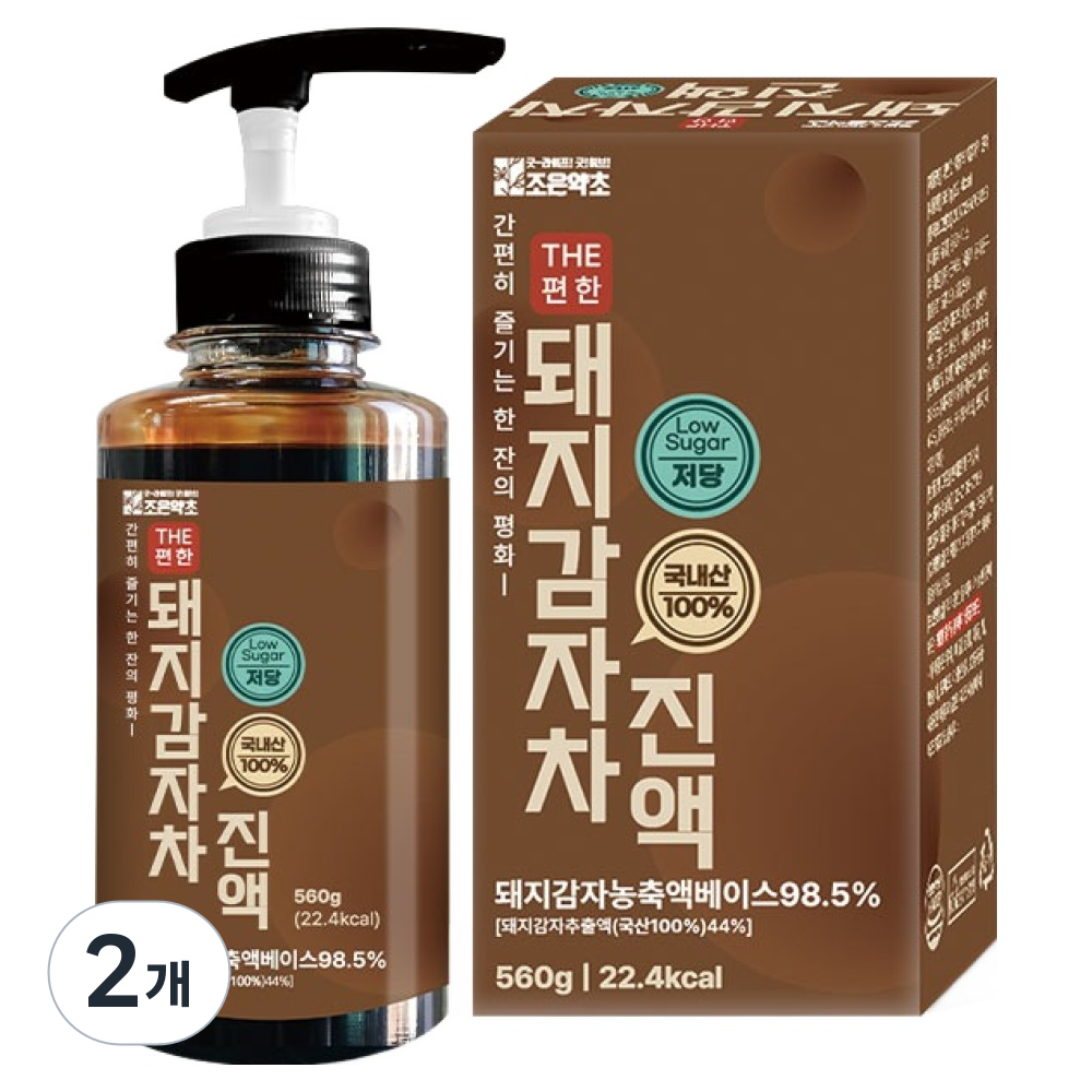 조은약초 더 편한 저당 돼지감자차 진액, 560g, 2개 30,840원