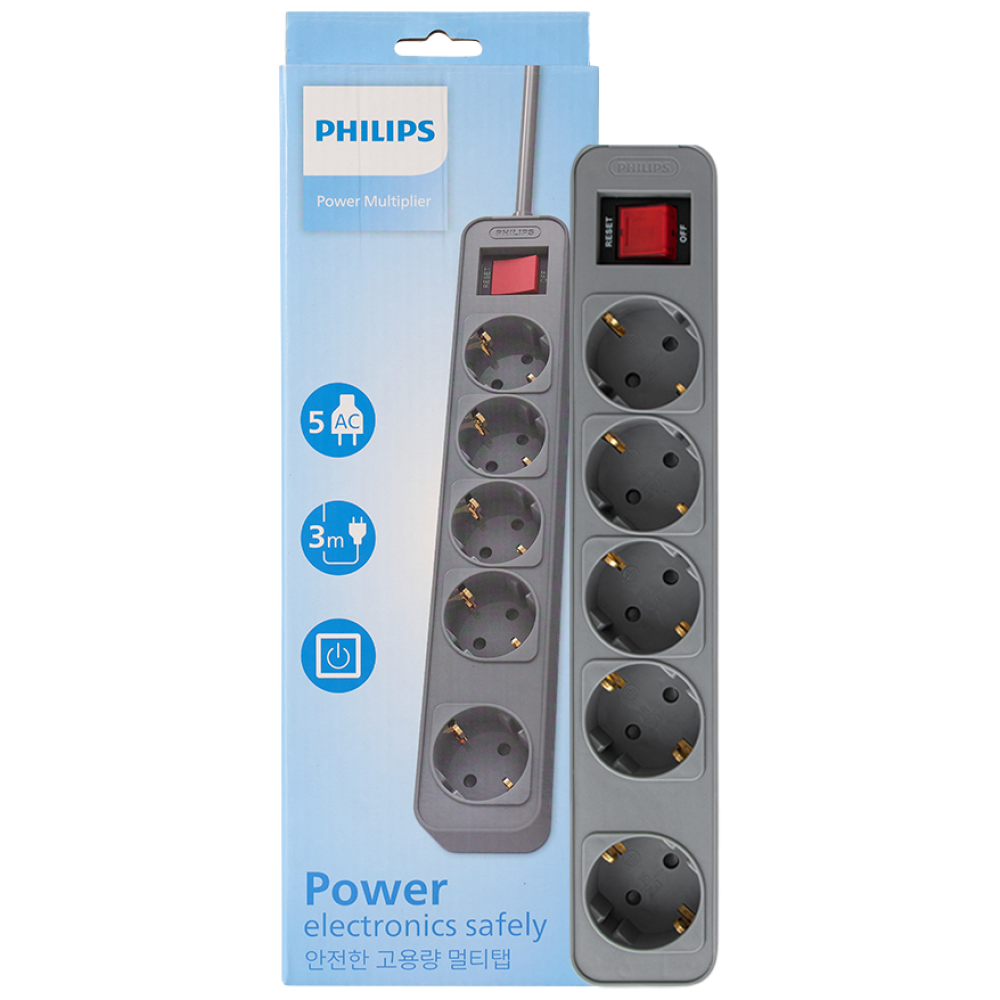 필립스 고용량멀티탭 4000W 워크탭 과부하차단 17,830원