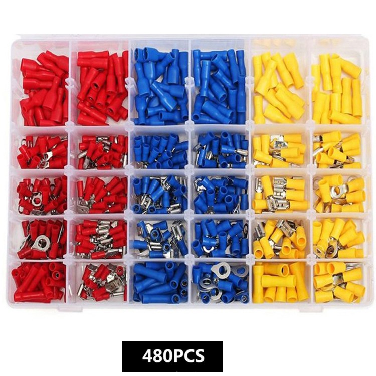 터미널 단자 480pcs 세트 퀵터미널 DIY 자동차 배선 15,690원