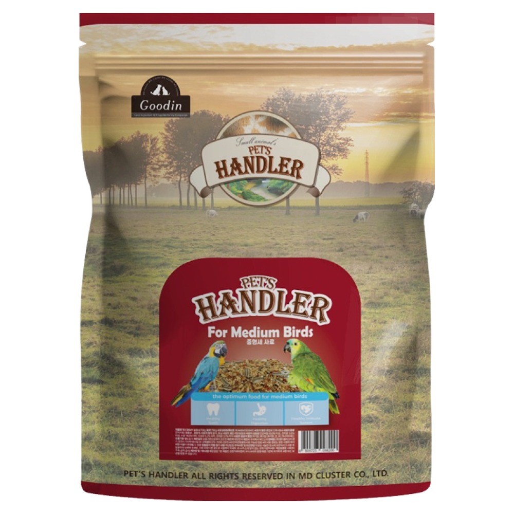 펫츠핸들러 중형새 사료, 700g, 1개, 현재가 4,500원