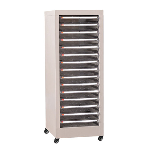 뷰젤 네일샵 철재 서랍장 도구 재료정리함 1500 회색, 13단, 그레이 바퀴형 190,000원