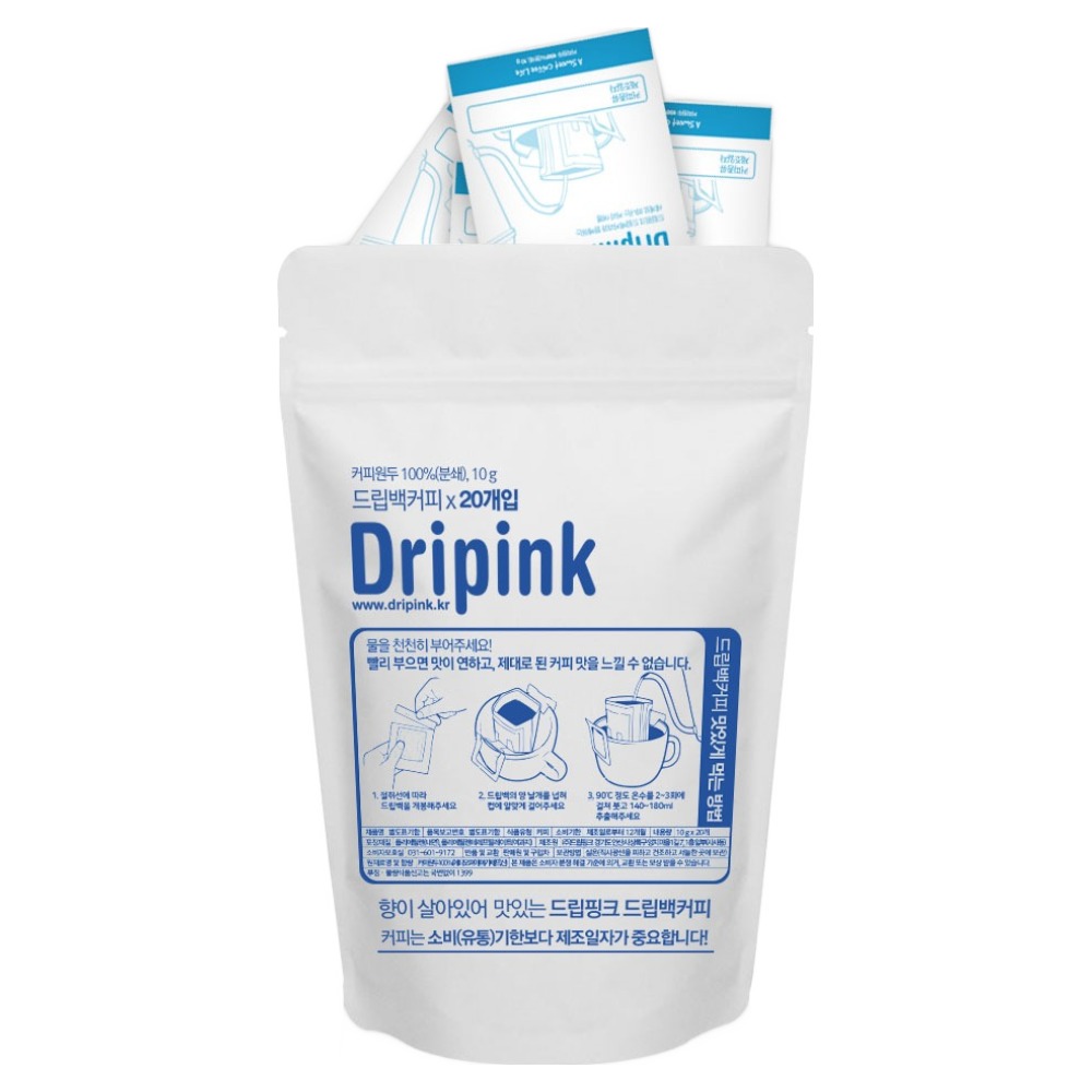 드립핑크 에티오피아 예가체프 드립백 커피 산미강함 11,430원