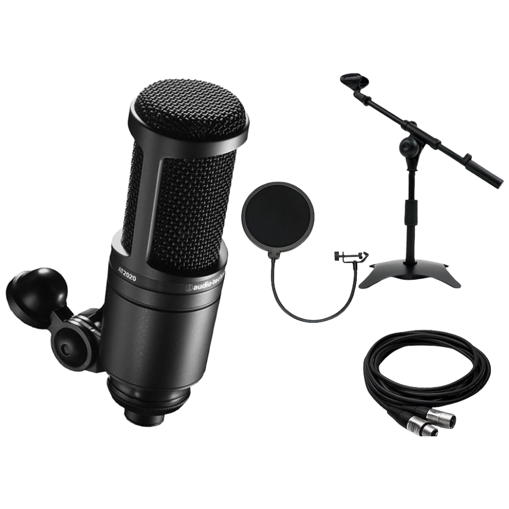 오디오테크니카 AT2020 보컬 레코딩 방송용 콘덴서 마이크 세트 159,530원