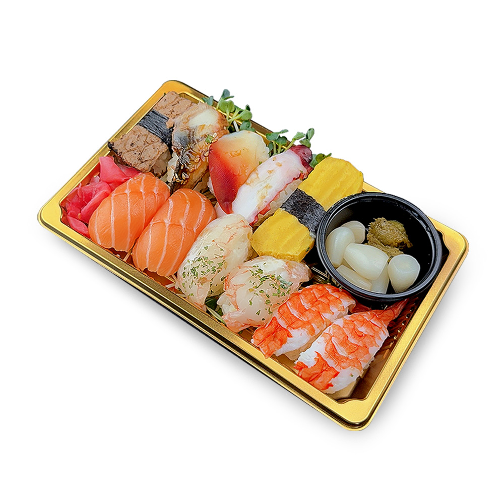 올플러스 초밥용기 7호 금색 뚜껑포함, 1박스, 100세트 28,500원