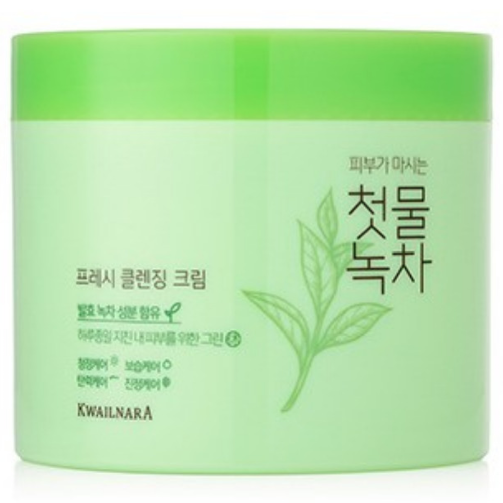 과일나라 첫물녹차 프레시 클렌징 크림 300ml+파우치 3장 증정, 1개 6,200원