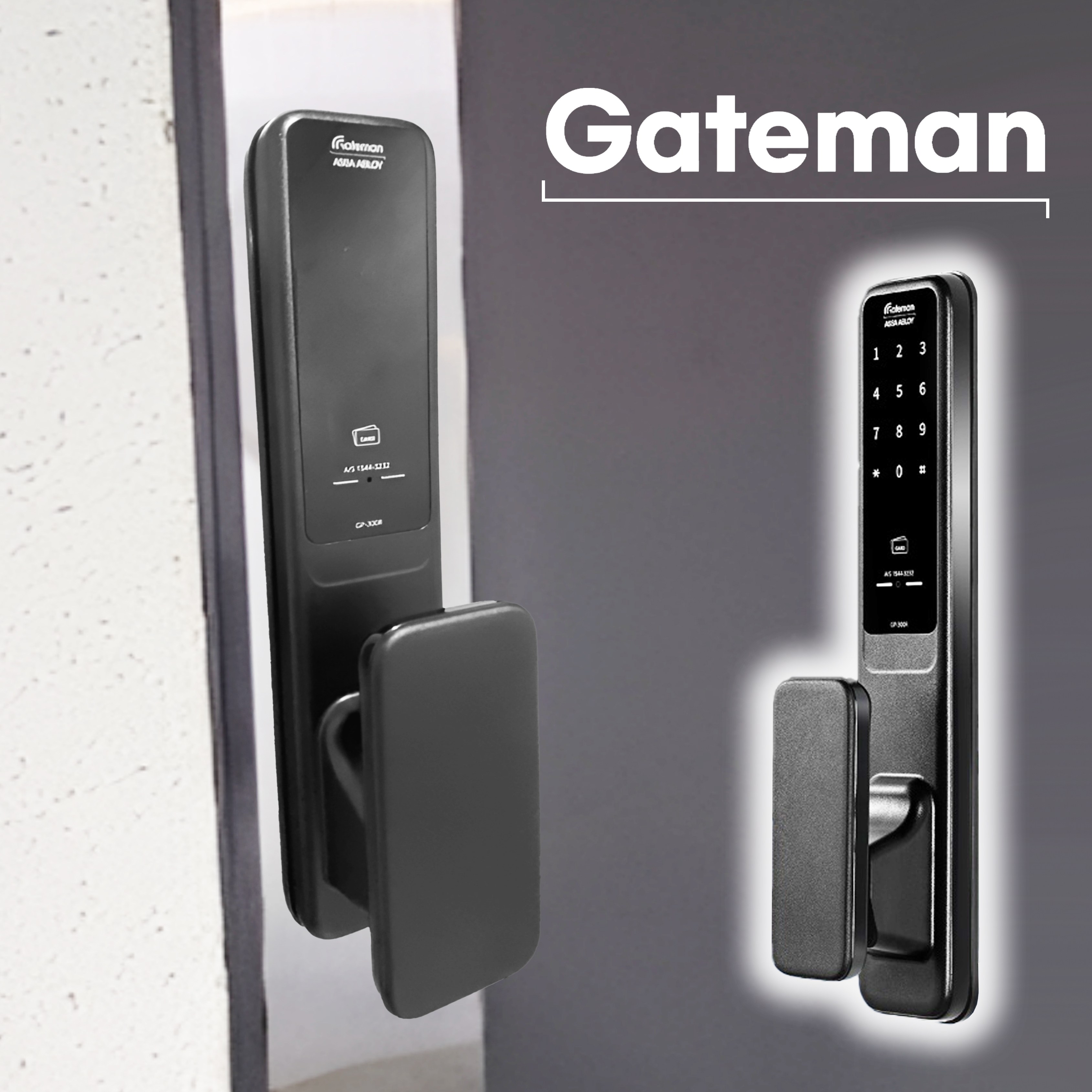 GP-300R 게이트맨 푸시풀도어락 Gateman 1초잠김 현관디지털도어락 자가설치 235,000원