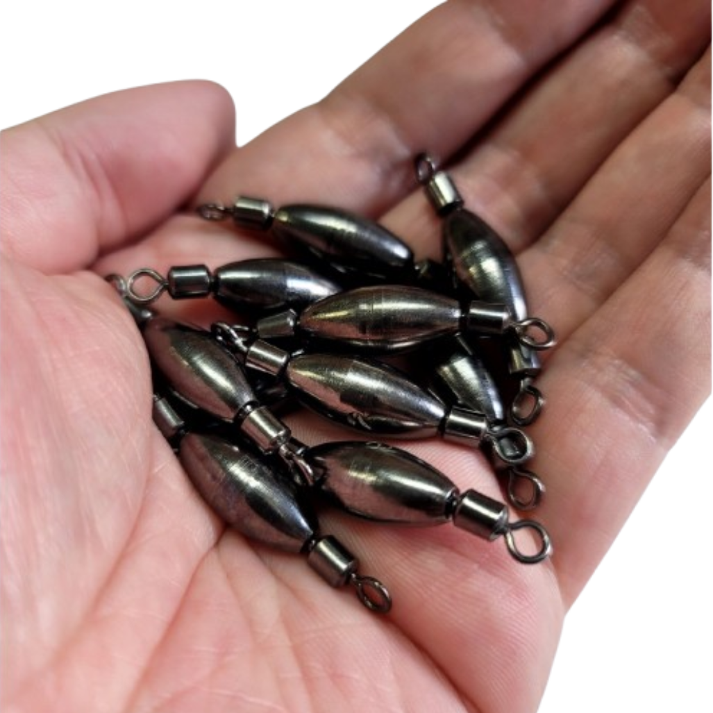 CFX 회전 봉돌 도래추 양도래추 니켈, 1개, 10개입 6,900원