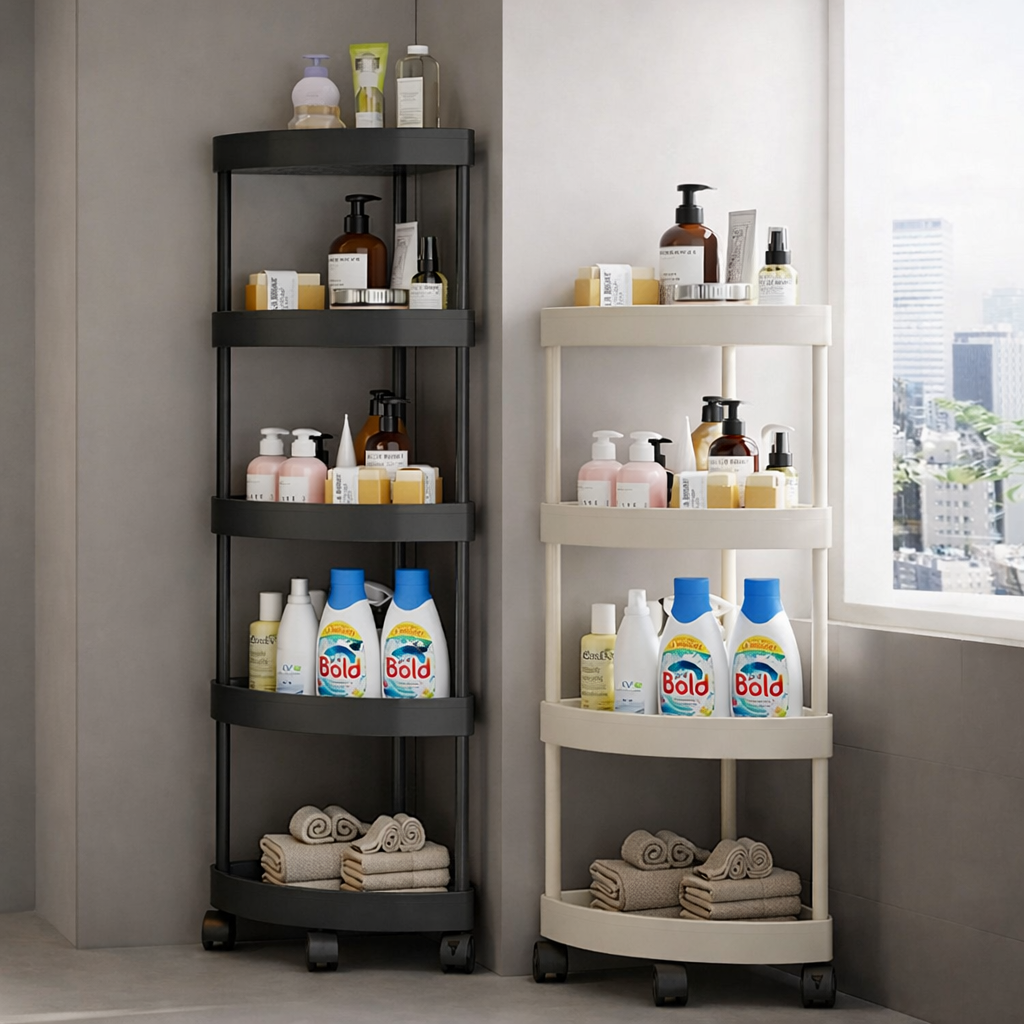 H형 트롤리 이동식 튼튼한 선반 철제 방수 수납장 틈새수납 주방 거실 수납선반 냉장고 화장실 거실 17,750원