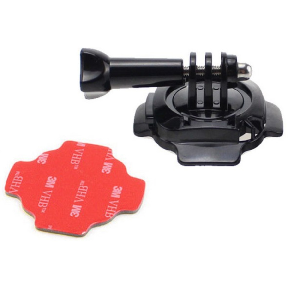 라이더굿즈 고프로 액션캠 오토바이 헬멧 헬맷 마운트 거치대 텔레토비형, 1개, 헬멧마운트+낙하방지테더링 9,000원