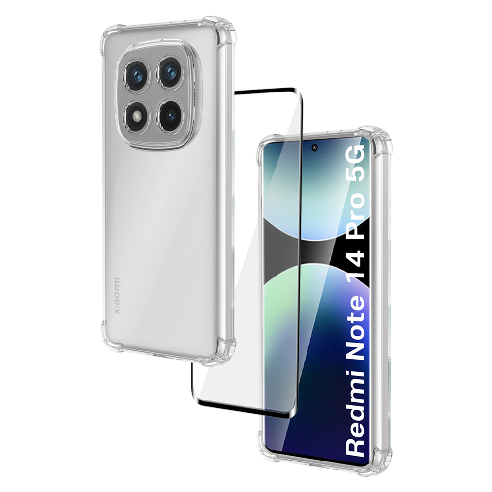 샤오미 레드미 노트 14 PRO 카메라 풀커버 그라디언트 케이스 + 액정 강화유리 필름 11,450원