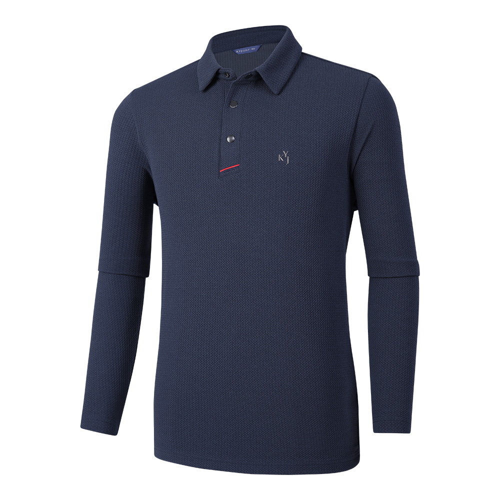 [김영주골프] 남성 긴팔 카라 티셔츠_골프 스판 미드시즌 25,980원