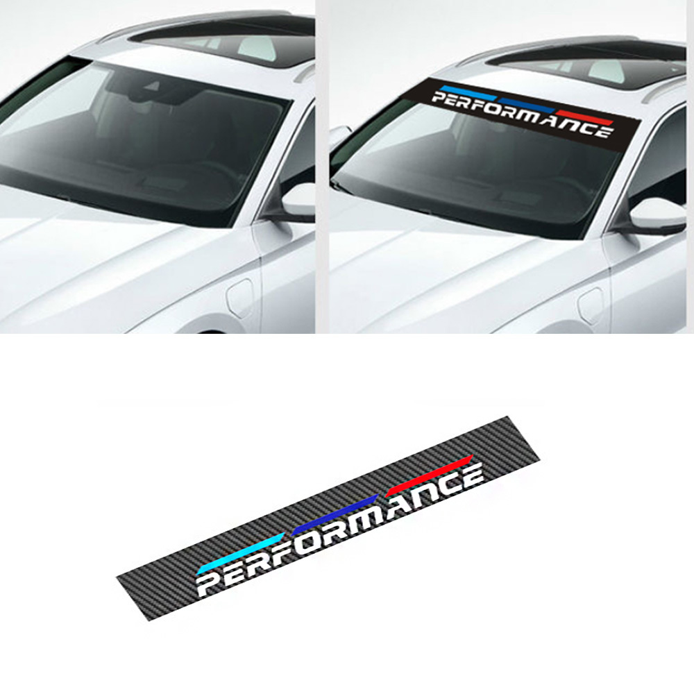BMW 전면유리 카본 스티커 퍼포먼스데칼 Performance 카킹즈(호환) 27,200원