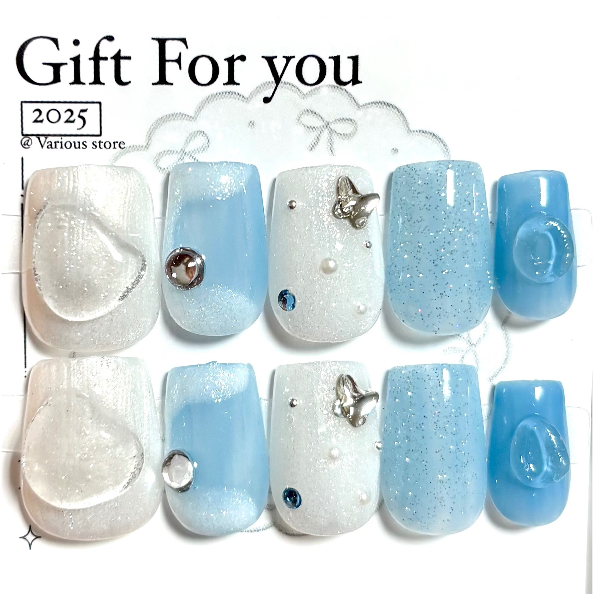 베어리어스 핸드메이드 네일팁 겨울 시리즈 Set 9,900원