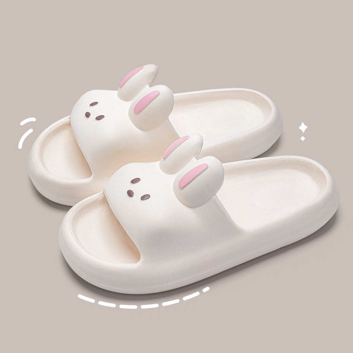 곰돌이샵 말랑말랑 귀여운 몽실 토끼 EVA 슬리퍼 발편한 쿠션 실내화 8,910원