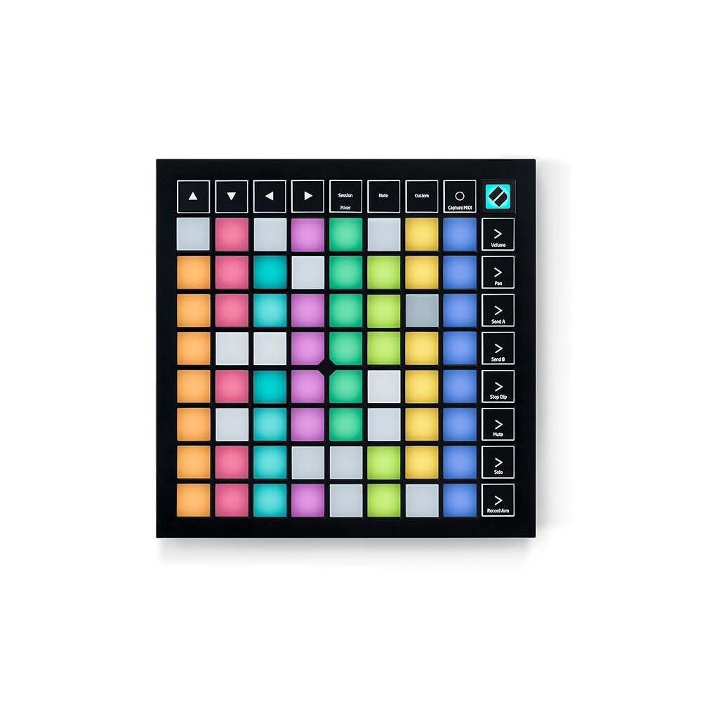 Ableton Live /Logic Pro u2014를 위한 Novation 런치패드 X MIDI 그리드 컨트롤러 쉬운 컨트롤, 다이내믹 노트 , 스케일 모드 451,200원