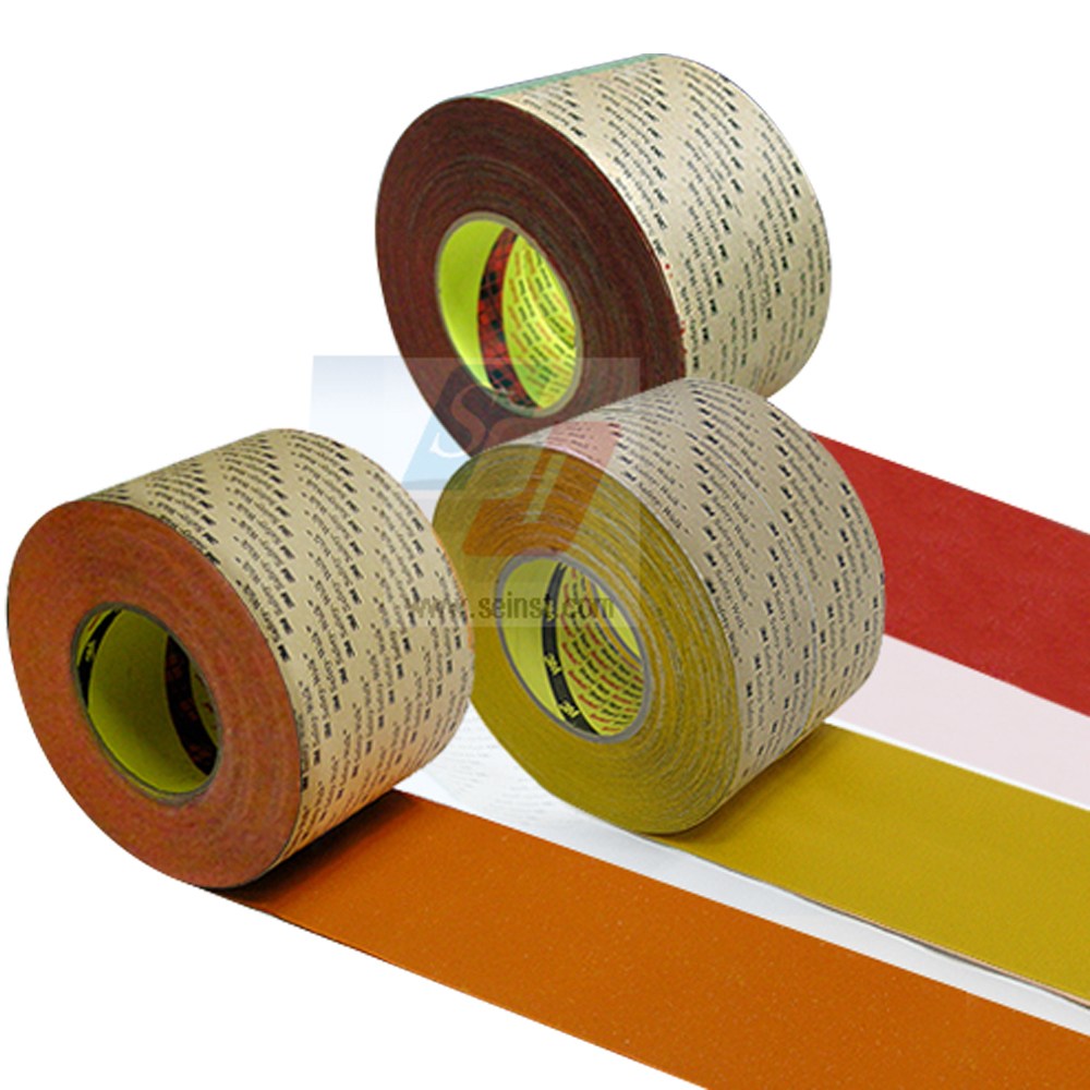 3M 610일반용 미끄럼방지테이프 100mm*18M 담황색,노랑,적색 113,400원