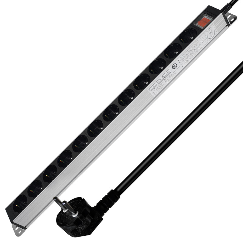 현대일렉트릭 알루미늄 멀티탭 6구 8구 10구 12구 14구 1.5M / 2.5M / 5M [안전커버 증정], 2.5m, 1개, 알루미늄 46,100원