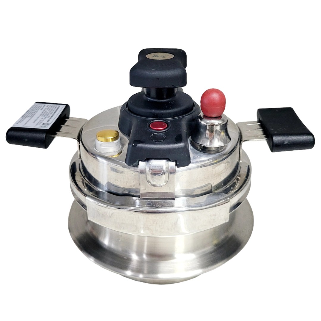 [브엘로]미니 인덕션 압력밥솥 1인용 2인용 소형 캠핑용 낚시 휴대용 스텐 밥솥 가스겸용 국내제조 생산, 2인용 압력밥솥(인덕션/하이라이트 전용) 135,000원