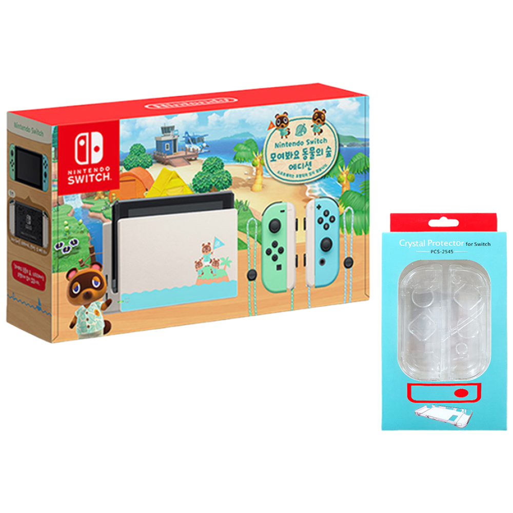 [공식판매처 에스엠퓨처스] 닌텐도 스위치 HAD 동물의숲 에디션 배터리개선판 + HAD 용 투명케이스 365,900원