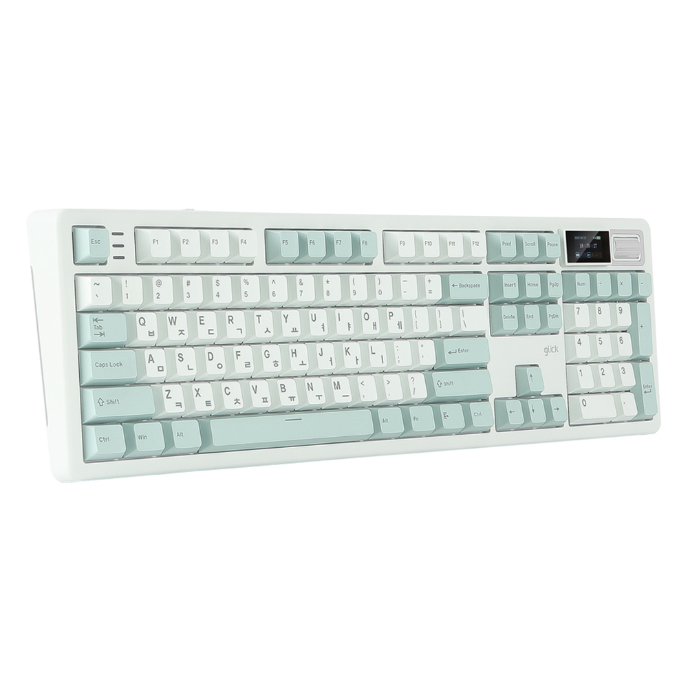 지클릭커 제주스위치 8K 풀윤활 유무선 블루투스 기계식 키보드 37g 79,800원