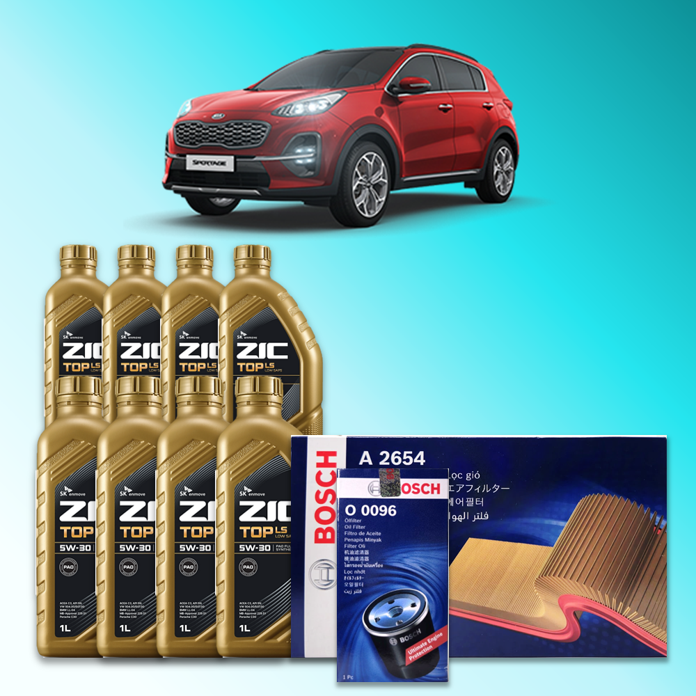 스포티지 더 볼드 (QL) 2.0 디젤 엔진오일세트 SK 지크 탑 LS 5W30 (ZIC TOP LS) 133,500원