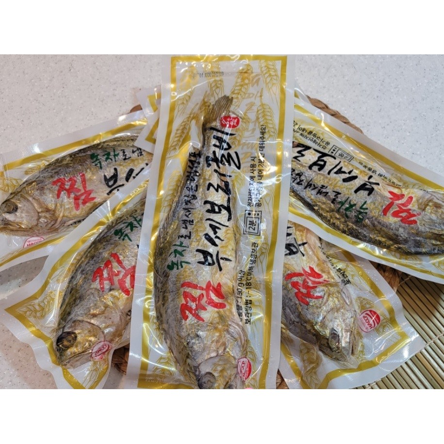 법성포 영광굴비 굴비사유 HACCP인증 찜보리굴비 내장만제거 30 31cm 간편식품  찐보리굴비 가락시장 도매몰 수협중매인78호 대산수산  녹차가루 증정 135,980원