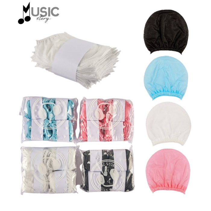 무선마이크와 유선마이크 겸용 벌크타입 마이크커버 (블루핑크혼합) 1000EA 17,500원