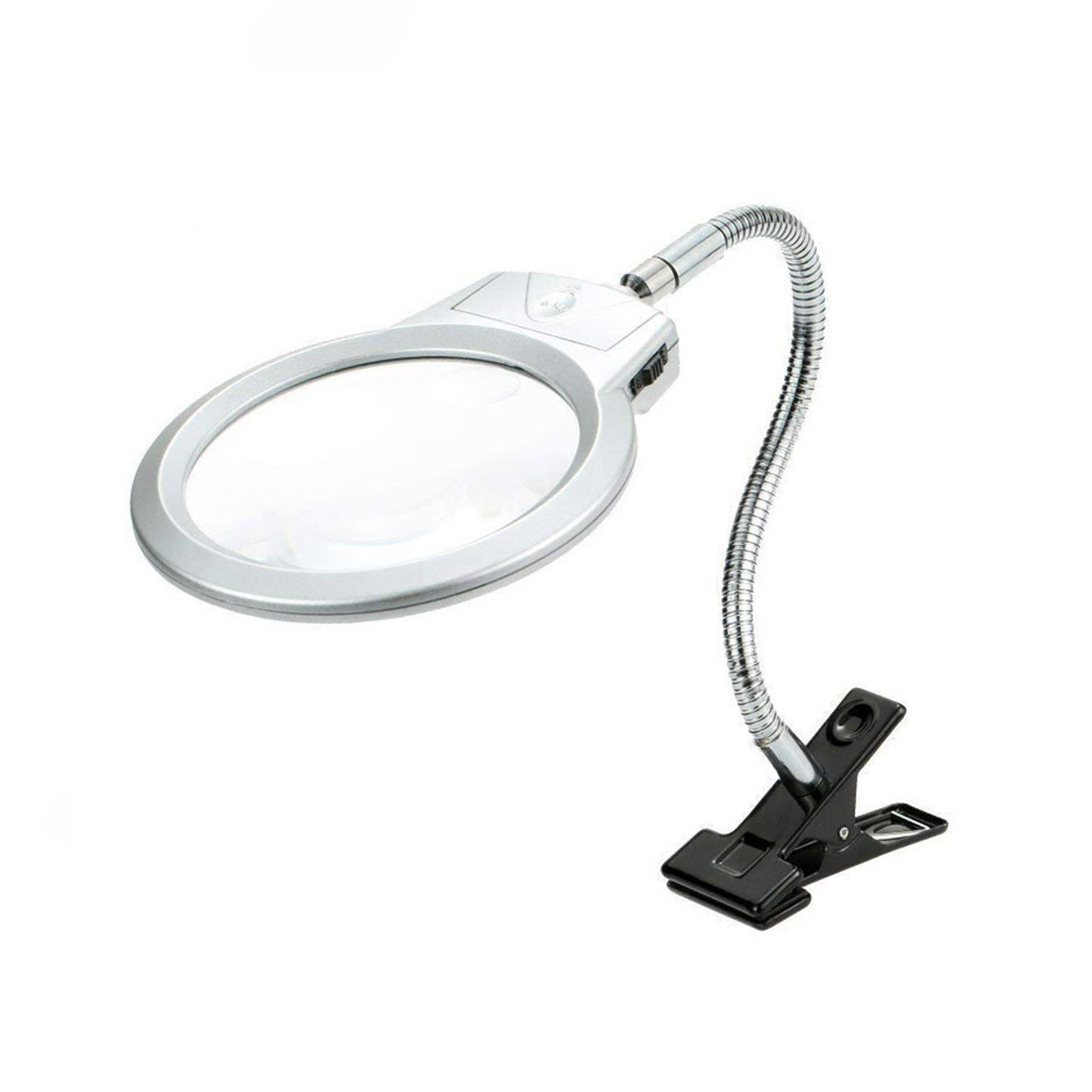 [비버블리] LED 책상 고정 돋보기 스탠드 자바라형 확대경 14,990원