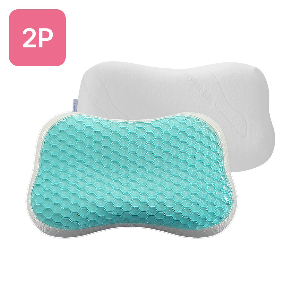 [하이퍼겔 시즌3] 프리미엄 메모리폼 쿨젤 베개 2P_대형 53x30, 상세 설명 참조 69,000원